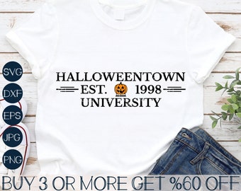 Halloweentown SVG, Halloweentown University SVG, Halloween SVG, Kids Halloween Svg, Png, Svg Files For Cricut, Sublimation Designs Downloads