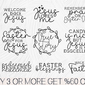 Jesús SVG, Pascua cristiana SVG, SVG religioso, versículo bíblico Svg, Escritura Svg, Png, Archivos Svg para Cricut, Descargas de diseños de sublimación