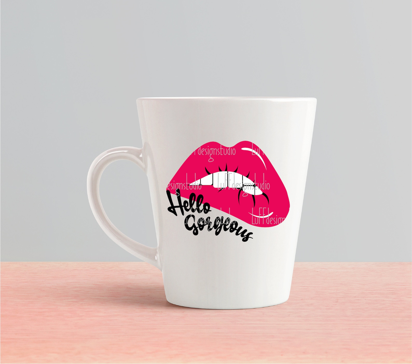 Download Biting Lips SVG Valentine SVG Hello Gorgeous SVG Funny | Etsy