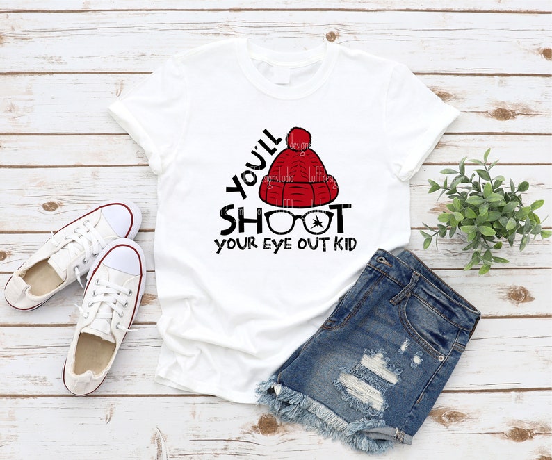 Christmas SVG, You'll Shoot Your Eye Out Kid SVG, Funny Christmas PNG ...