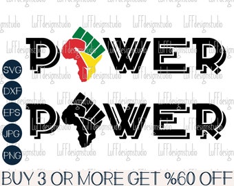 Juneteenth Svg, Black Power SVG, Black History SVG, Fist SVG, Africa Svg, Melanin, Png, Svg Files For Cricut, Sublimation Designs Downloads
