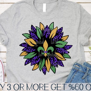 Fleur de lys SVG, SVG de mardi gras, chemise de mardi gras PNG, Louisiane Svg, La Nouvelle-Orléans Svg, fichiers Svg pour Cricut, téléchargements Design par sublimation