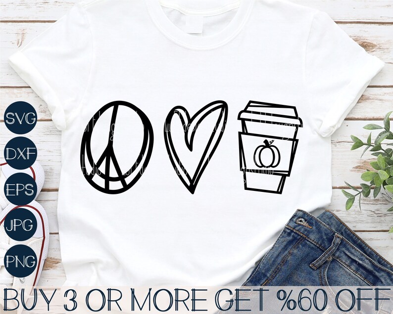 Download Peace Love Pumpkin Spice SVG Pumpkin SVG Fall SVG | Etsy