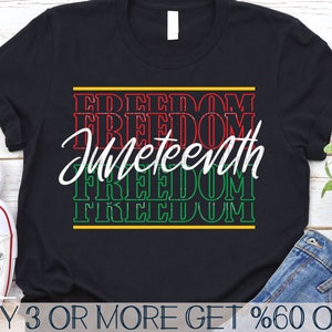 Juneteenth Svg, Freedom SVG, Black History SVG, African American Svg, Stacked Svg, Png, Svg Files For Cricut, Sublimation Designs Downloads