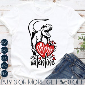Dinosaur Valentine SVG, Boys Valentine SVG, Funny Kids Valentines Day SVG, Love Svg, Png, File For Cricut, Sublimation Designs Downloads