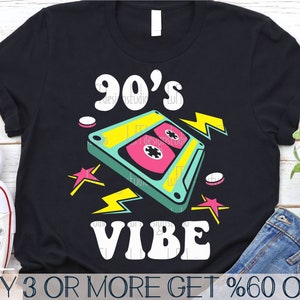 90s Retro Cassette SVG: Good Vibes Design (Digital Download)