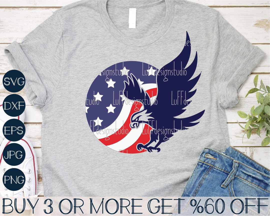 Eagle Flag SVG PNG, 4th of July SVG, Patriotic Svg, American Eagle Svg ...