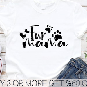 Hond moeder SVG, poot SVG, hondenliefhebber SVG, bont moeder Svg, Paw Print Svg, hart Png, kat moeder Svg, Svg-bestand voor Cricut, sublimatie ontwerpen downloads