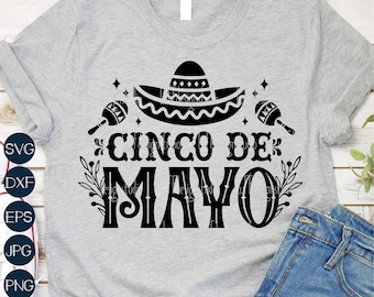 SVG de Cinco de Mayo, SVG de Fiesta, SVG mexicano, SVG de México, PNG, archivos SVG populares para Cricut, descargas de diseños de sublimación