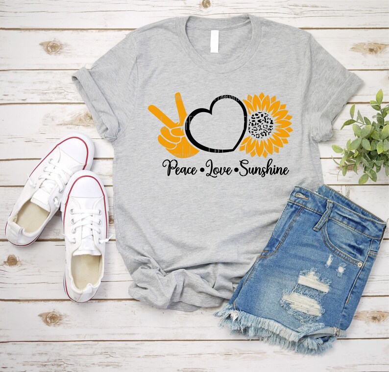 Free Free 234 Peace Love America Sunflower Svg SVG PNG EPS DXF File