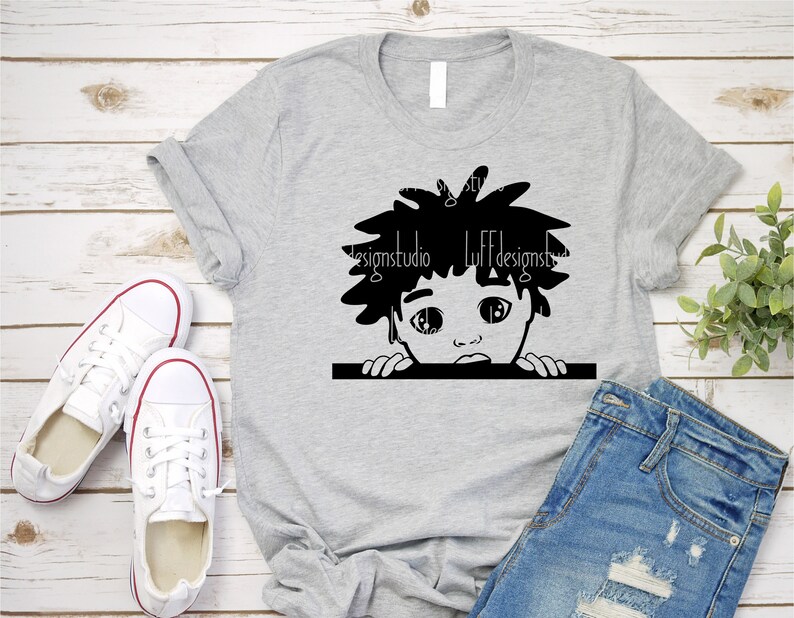 Download Peek A Boo Boy SVG Peeking Afro Boy SVG Black Kid SVG | Etsy