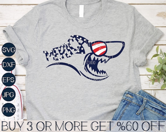 Kids 4th of July SVG, Shark SVG, Merica SVG, Funny Boys Fourth of July Png Files For Cricut, Sublimation Designs Downloads