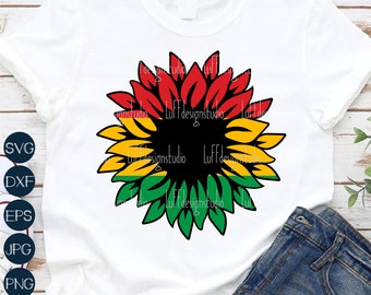Juneteenth Sunflower SVG: Black History Design (Digital Download)