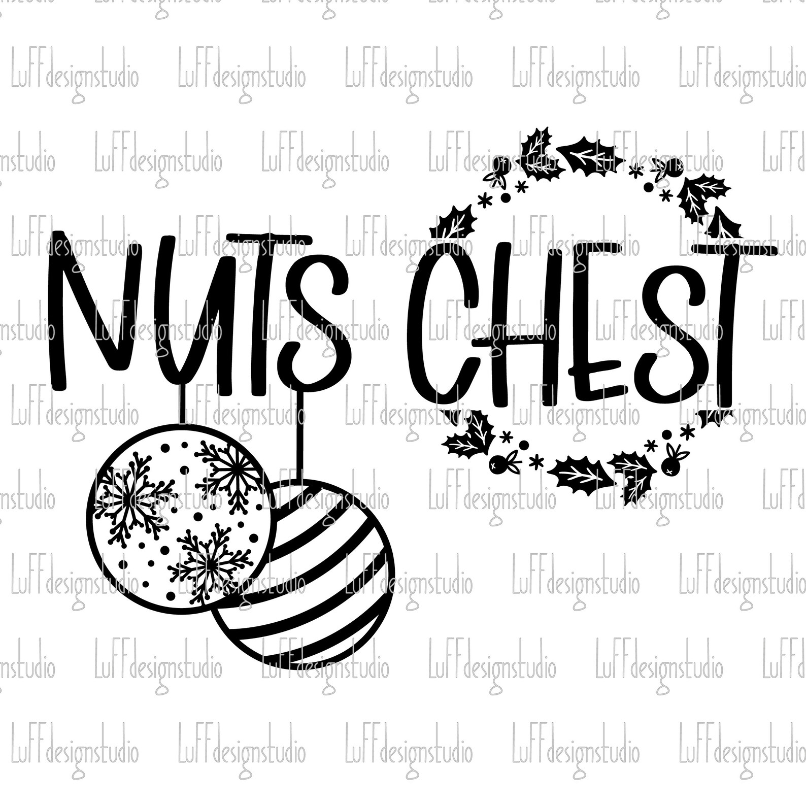 Chest Nuts SVG Funny Christmas Couple Shirt SVG Sarcastic - Etsy