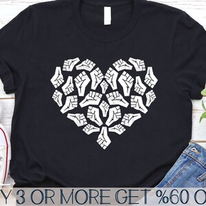 Fist Heart SVG, Black History SVG, Juneteenth Svg, Black Girl Shirt Svg, Blm Png, Svg Files For Cricut, Sublimation Designs Downloads