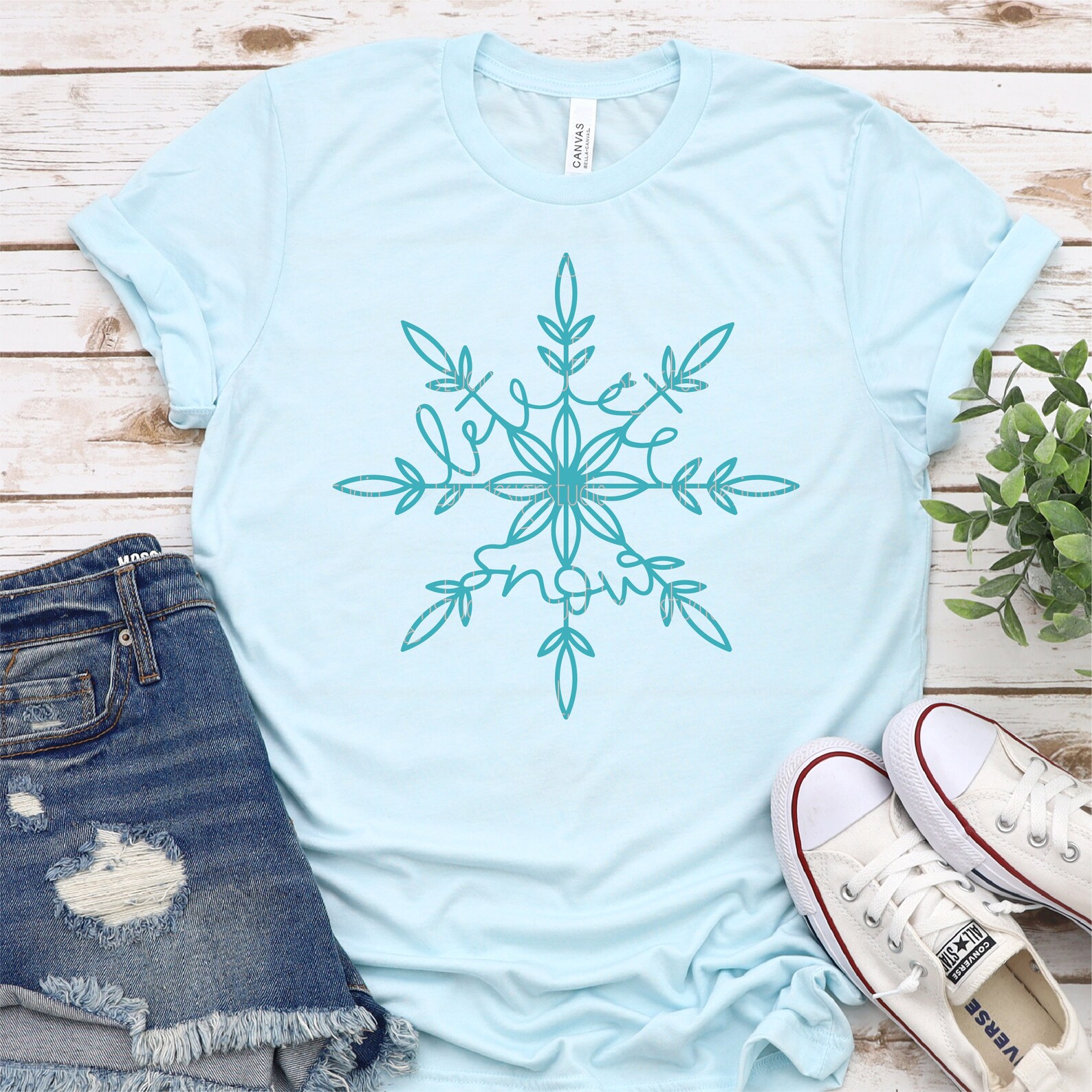 Snowflake SVG, Let It Snow SVG, Winter SVG, Christmas Shirt Svg ...