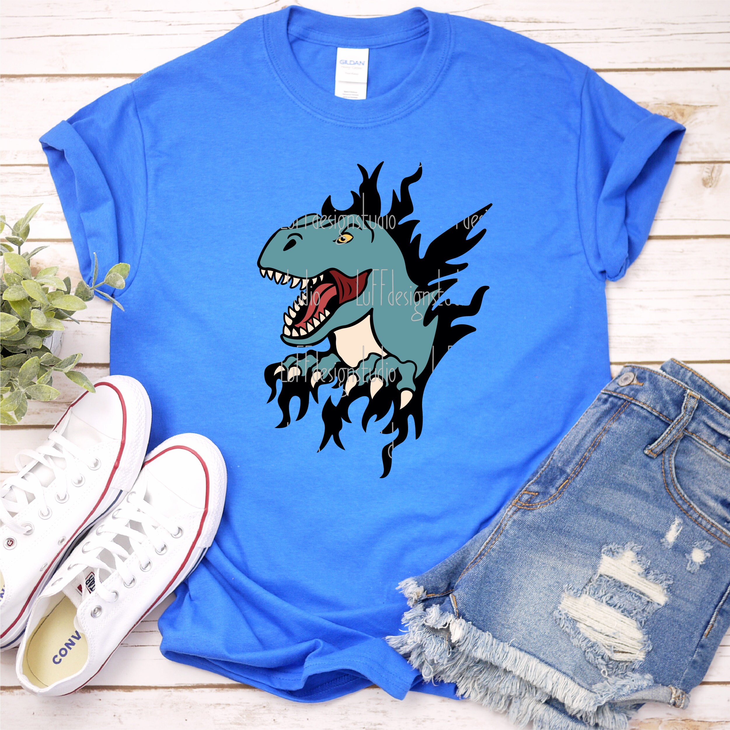 Dinosaur SVG, Ripped Shirt Dino SVG, T Rex Scratch SVG, Mama Daddy ...