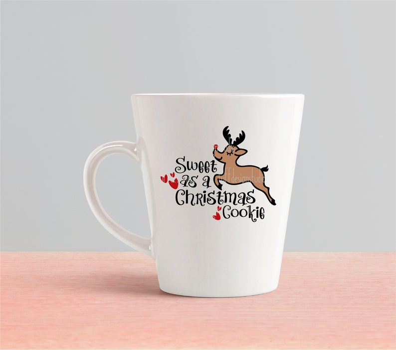 Ren SVG, Barn Jul SVG, Söt Som En Julkaka SVG, Rolig T-shirt Svg, Png, Svg-filer för Cricut, Sublimeringsdesign Nedladdningar bild 5