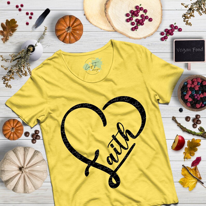 Download Faith SVG Faith Heart SVG Blessed SVG Inspiraitonal | Etsy
