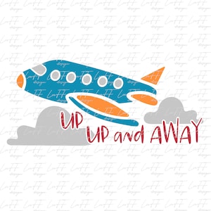 Avião SVG, Crianças SVG, Avião SVG, Voo Svg, Viagem Svg, Clipart, Png, Arquivos Svg Para Cricut, Silhueta, Downloads De Designs De Sublimação