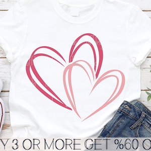 Valentinstag Herz SVG, Liebesherzen SVG, Kombinierte Herzen PNG, Valentinstag SVG, Valentinstag SVG, Beliebte SVG-Datei, Dateien für Cricut, Sublimation Designs Downloads