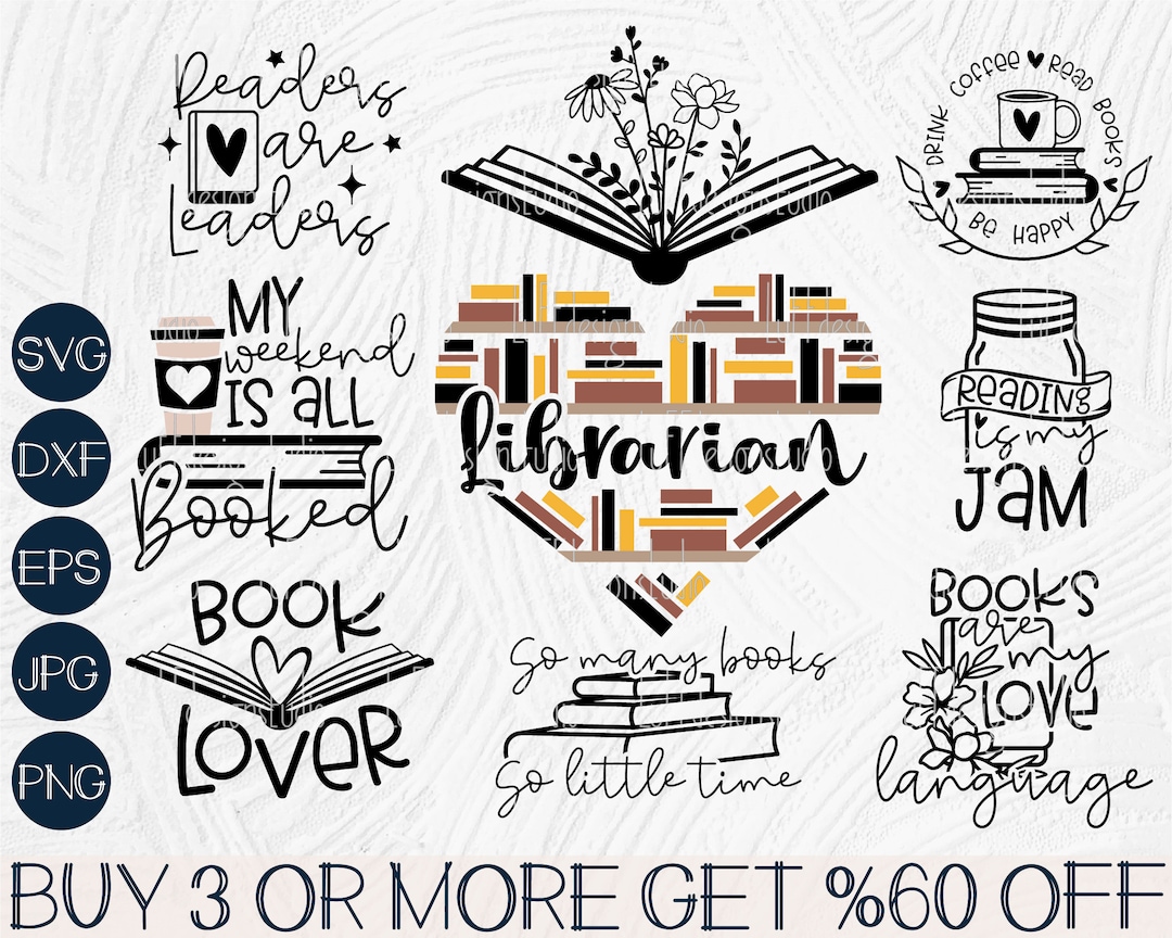 Reading SVG, Bookworm SVG, Book Lover SVG, Back to School Svg