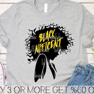 Juneteenth Svg, Black Woman SVG, Blacknificent SVG, Afro Woman SVG, Black History Svg, Png, Files For Cricut, Sublimation Designs Downloads