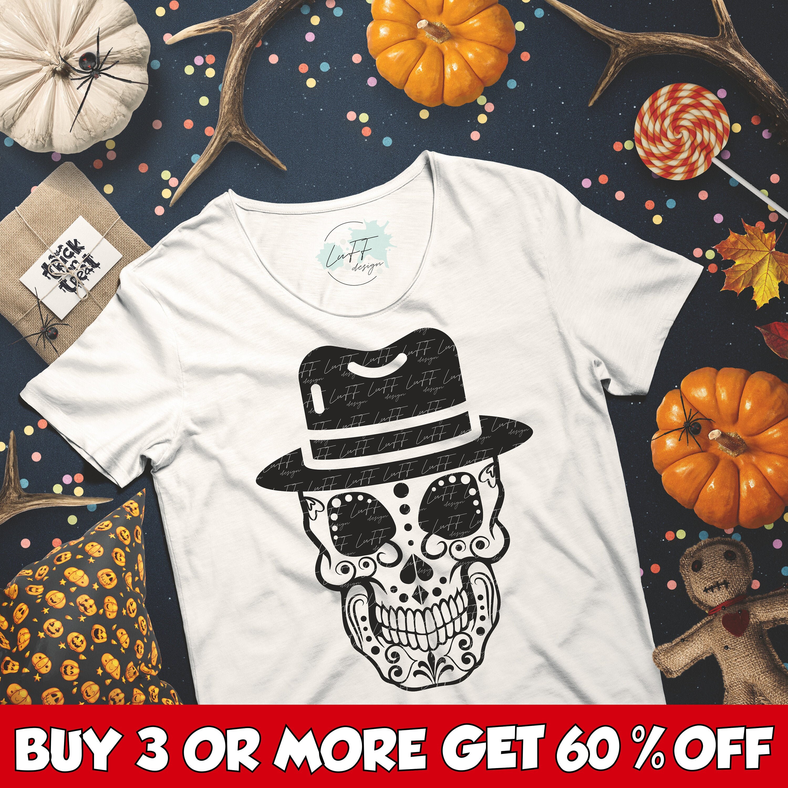 Skeleton SVG, Halloween SVG, Skull SVG, Sugar Skull, Funny, Mexican, Horror, Shirt, Png, Svg Files For Cricut, Sublimation Designs Downloads