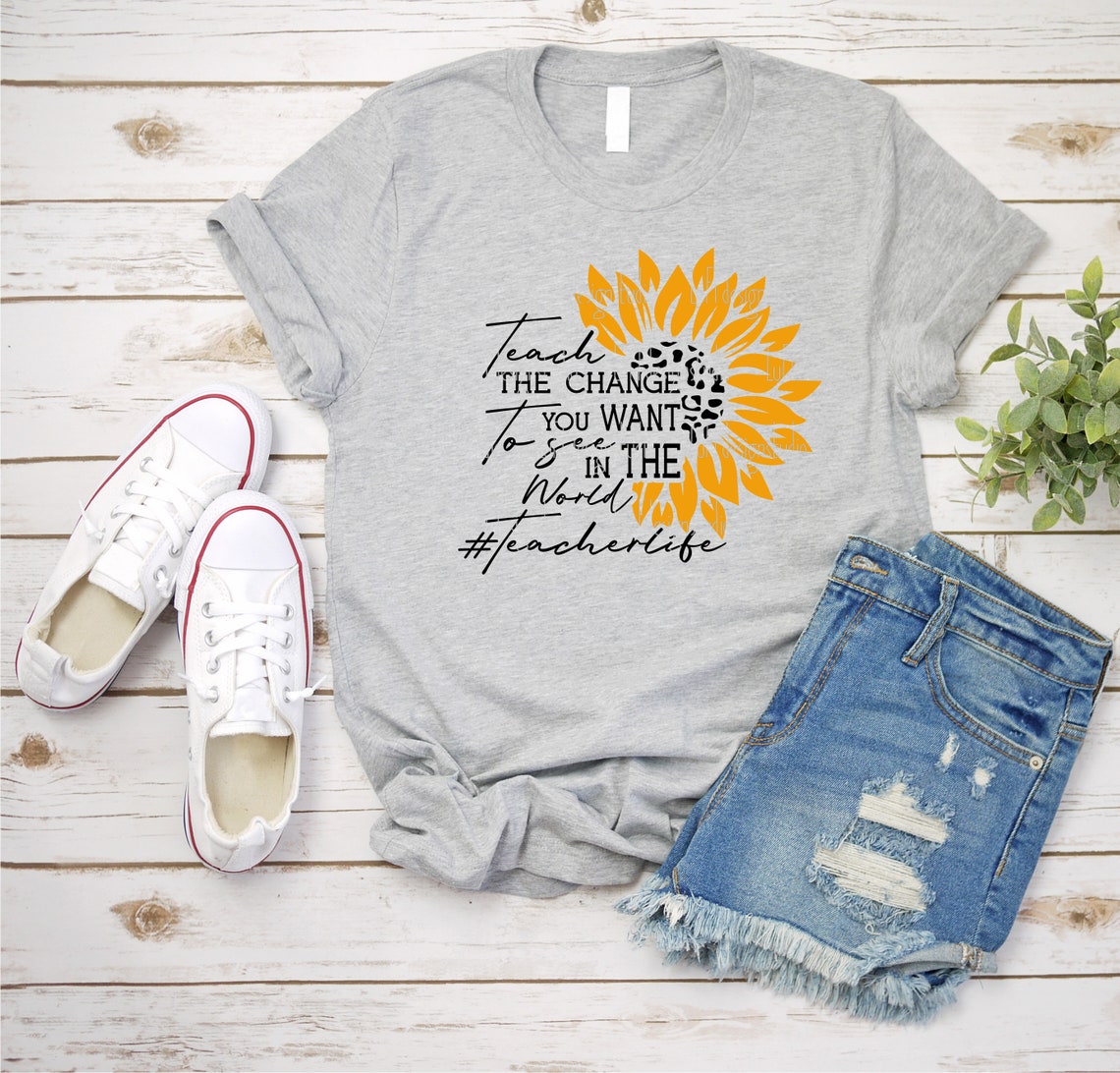 Free Free 305 Sunflower Teacher Svg SVG PNG EPS DXF File