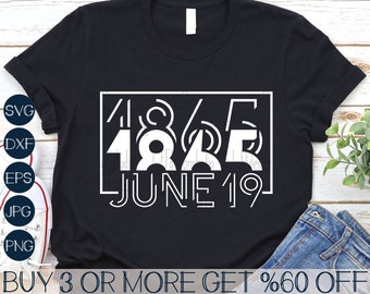 Juneteenth Svg, Black History SVG, Since 1865 SVG, Freedom, Shirt Svg, Juneteenth Png, Svg Files For Cricut, Sublimation Designs Downloads