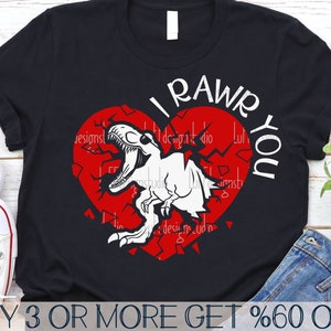Dinosaurio San Valentín SVG, Niños San Valentín SVG, Niños San Valentín SVG, San Valentín Png, Dinosaurio Svg, Archivo Svg Para Cricut, Descargas De Diseños De Sublimación