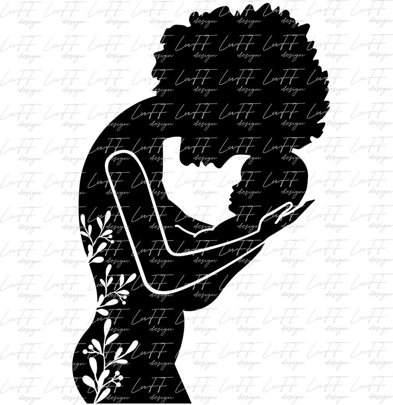 Free Free 239 Black Mother Svg SVG PNG EPS DXF File