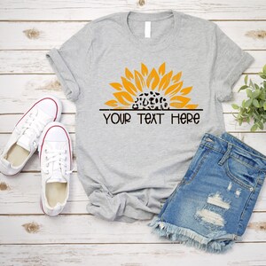Half Sunflower SVG, Sunflower PNG, Flower SVG, Quote, Saying, Stencil, Dxf, Svg Files For Cricut, Silhouette, Sublimation Designs Downloads image 2