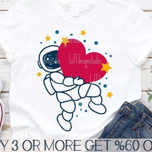 Astronaut SVG, lustige Valentine SVG, Liebe SVG, Mond SVG, himmlische SVG, beliebte zwart, Png, svg-Dateien für Cricut, Sublimation Designs Downloads