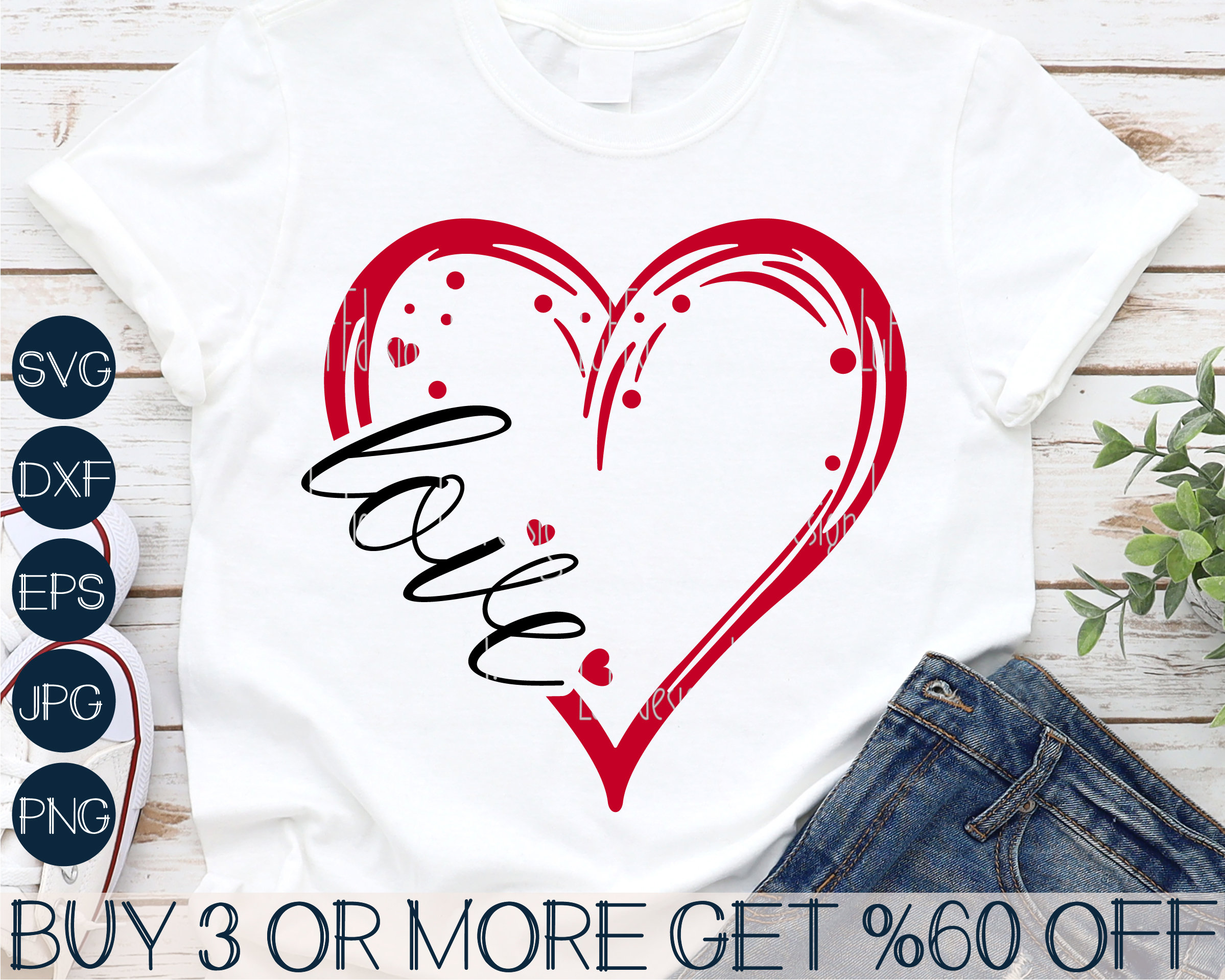 Valentines Day SVG Heart SVG Love SVG Valentine Svg Shirt | Etsy