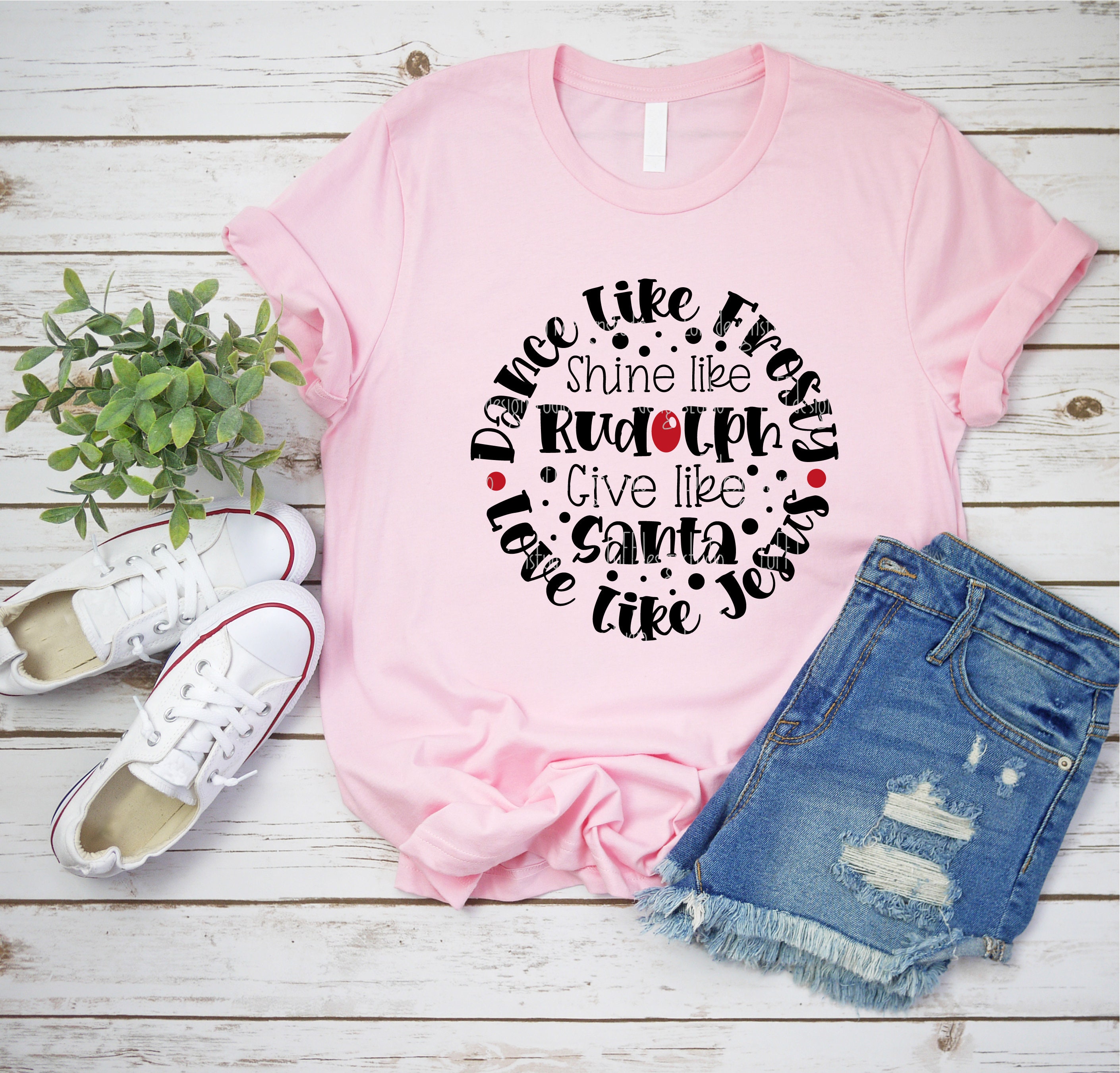Dance Like Frosty Christmas Tee main image 1