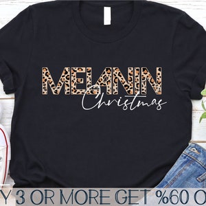 Melanin Christmas SVG, African American SVG, Melanin Svg, Black Woman Shirt Svg, Png, Svg Files For Cricut, Sublimation Designs Downloads