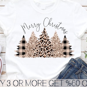 Árvore de Natal Leopardo SVG, Natal PNG, Feliz Natal SVG, Árvores de Chita Png, Buffalo Plaid Svg, Cricut, Downloads de Designs de Sublimação