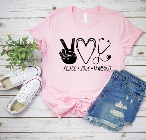 Free Free 54 Peace Love Nursing Svg SVG PNG EPS DXF File
