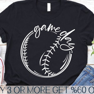 Baseball SVG, Game Day SVG, Softball SVG, Baseball Mom Svg, Baseball Shirt Svg, Fan, Png, File Svg per Cricut, Download di disegni per sublimazione