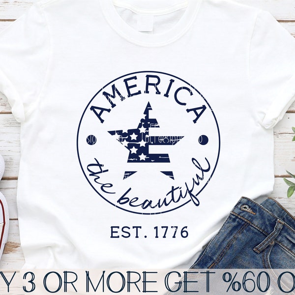 4th of July SVG, Patriotic SVG, Fourth of July Shirt SVG, American Flag Star Svg, Png, Svg Files For Cricut, Sublimation Designs Downloads