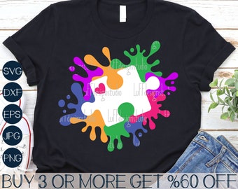 Autism SVG, Autism Awareness SVG, Autism Puzzle Piece SVG, Autism Mom Svg, Autism Png, Svg Files For Circuit, Sublimation Designs Downloads