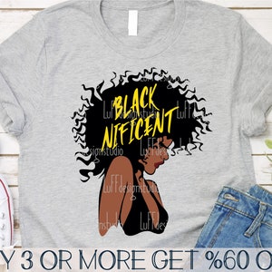 Juneteenth Svg, Black Woman SVG, Blacknificent SVG, Afro Woman SVG, Black History Svg, Png, Files For Cricut, Sublimation Designs Downloads