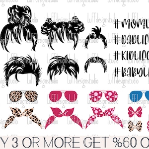 Gezinsleven SVG, moeder leven SVG, rommelig broodje SVG, Kid Life Svg, Baby Life Svg, Moederdag, png, bestanden voor Cricut, sublimatie ontwerpen downloads