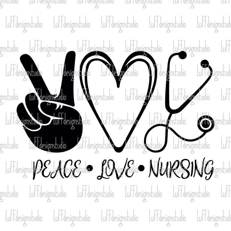Free Free 233 Peace Love Nurse Svg SVG PNG EPS DXF File