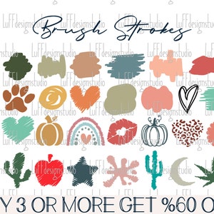 Keychain SVG, Paint Brush Stroke SVG Bundle, Splatter, Background, Watercolor SVG, Png, Svg Files For Cricut, Sublimation Designs Downloads