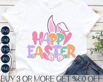 Easter SVG, Happy Easter SVG, Bunny SVG, Easter Shirt Svg, Kids Easter Png, Popular Svg, Svg Files For Cricut, Sublimation Designs Downloads