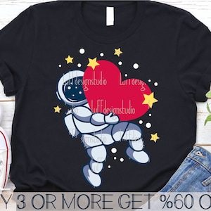 Astronauta SVG, Engraçado Valentine SVG, Amor SVG, Lua SVG, Celestial SVG, Popular SVG, Png, Arquivos SVG para Cricut, Downloads de Designs de Sublimação