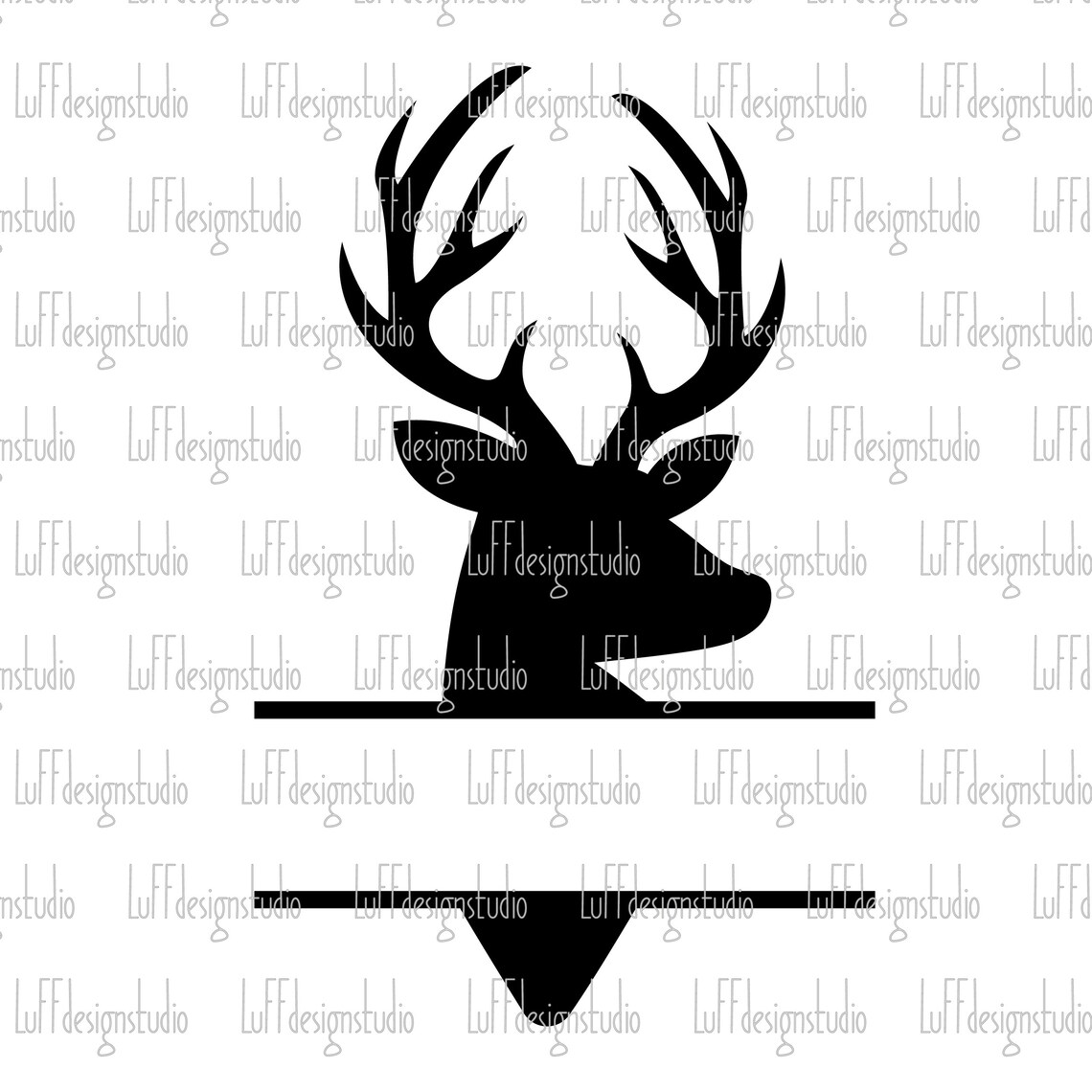 Download Deer SVG Split Deer Head SVG Hunting SVG Buck Shirt | Etsy