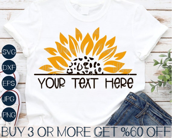 Half Sunflower SVG, Sunflower PNG, Flower SVG, Quote, Saying, Stencil, Dxf, Svg Files For Cricut, Silhouette, Sublimation Designs Downloads